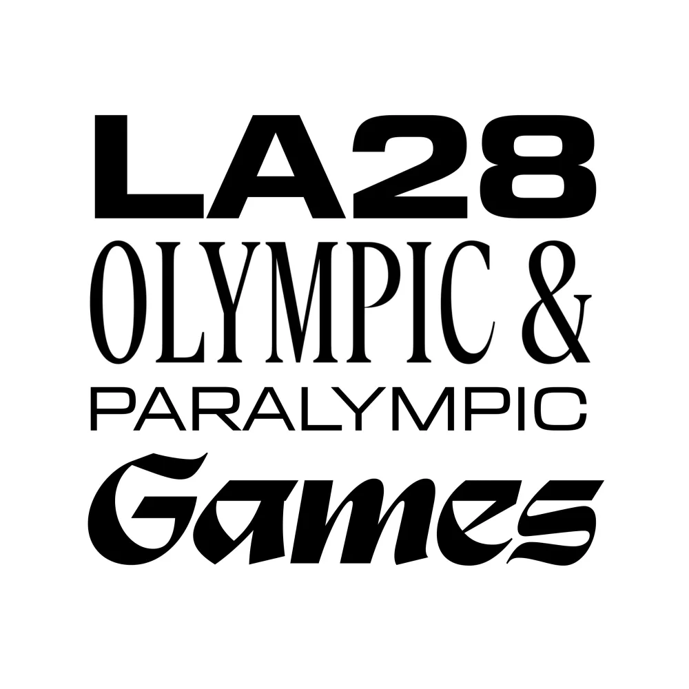 LA28 typography