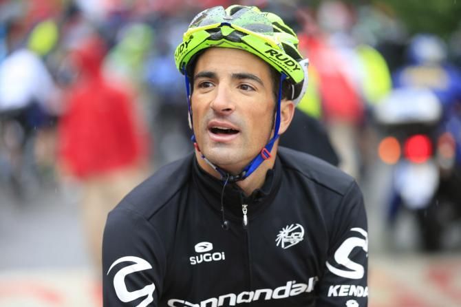Lucas Sebastian Haedo (Cannondale) at the finish of stage 14 at the Vuelta