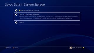 PS4 saves on PS5