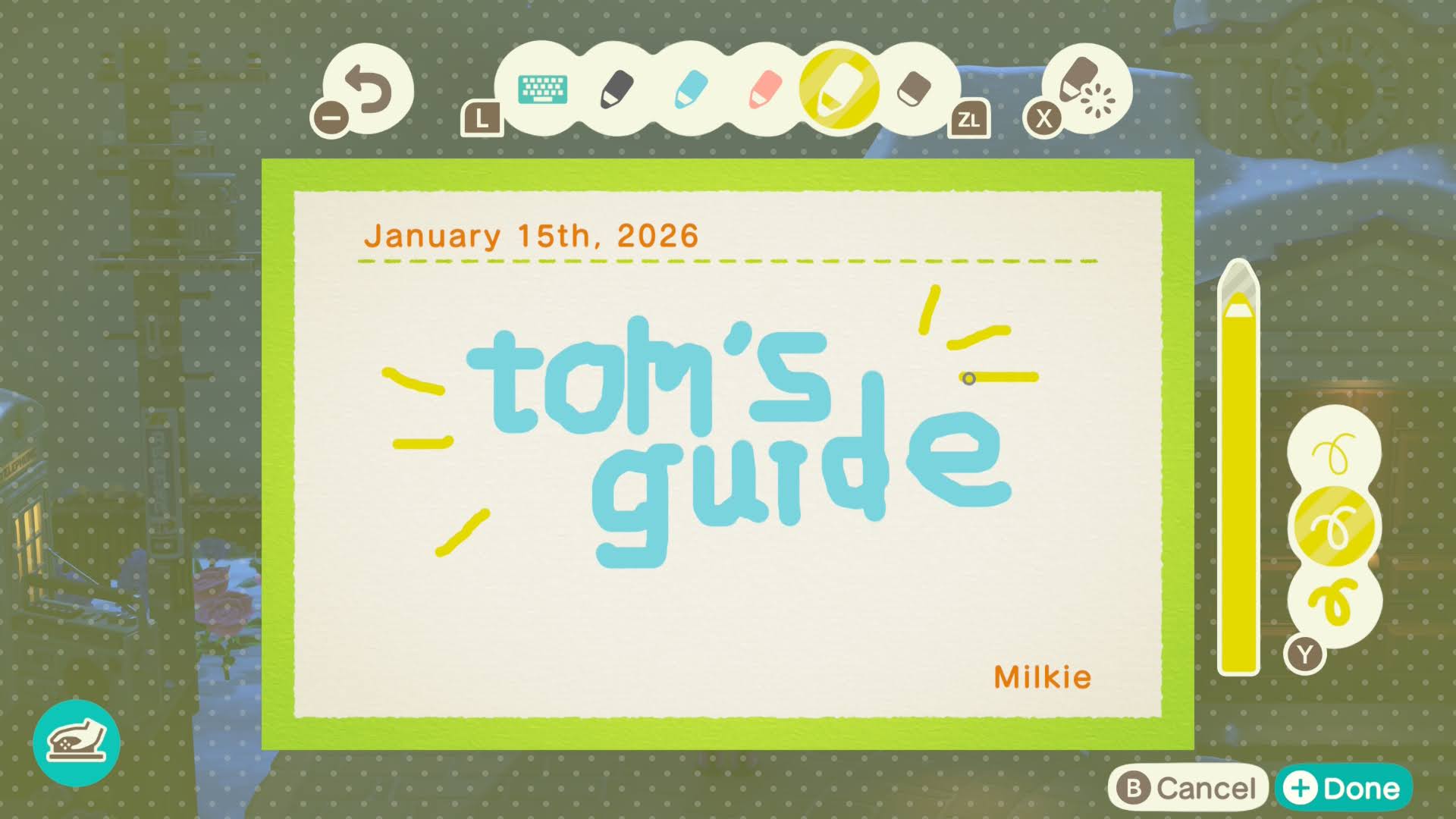 Animal Crossing New Horizons: Nintendo Switch 2 Edition screenshot