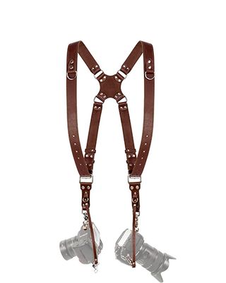 Product shot of Coiro Dual Harness Strap, one of the best camera harnesses