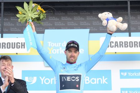 Chris Lawless (Team Ineos) took over the race lead