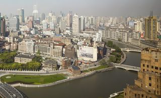 View of the Bund and the Rockbund Project