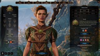 Baldur's Gate 3 character creation for the Druid class