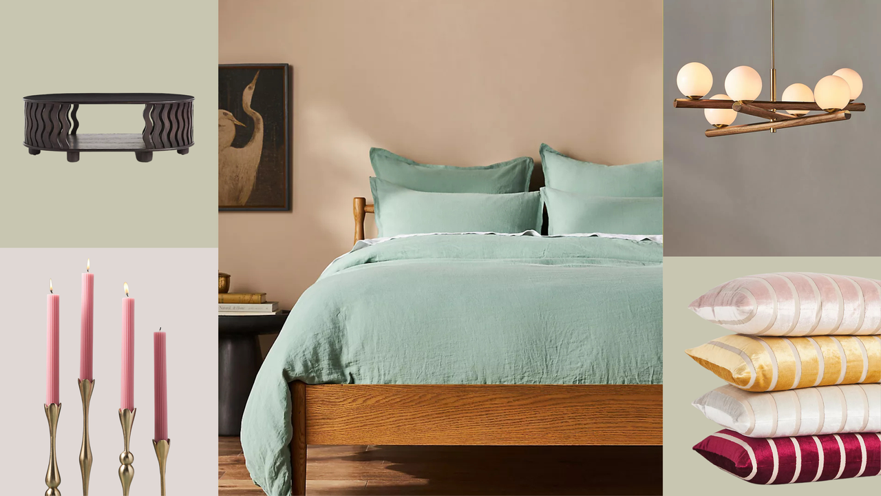 various different anthropologie sale products on a multi-drop product background