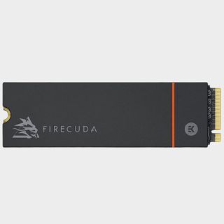 Seagate Firecuda 530 heatsink SSD on a GR grey background