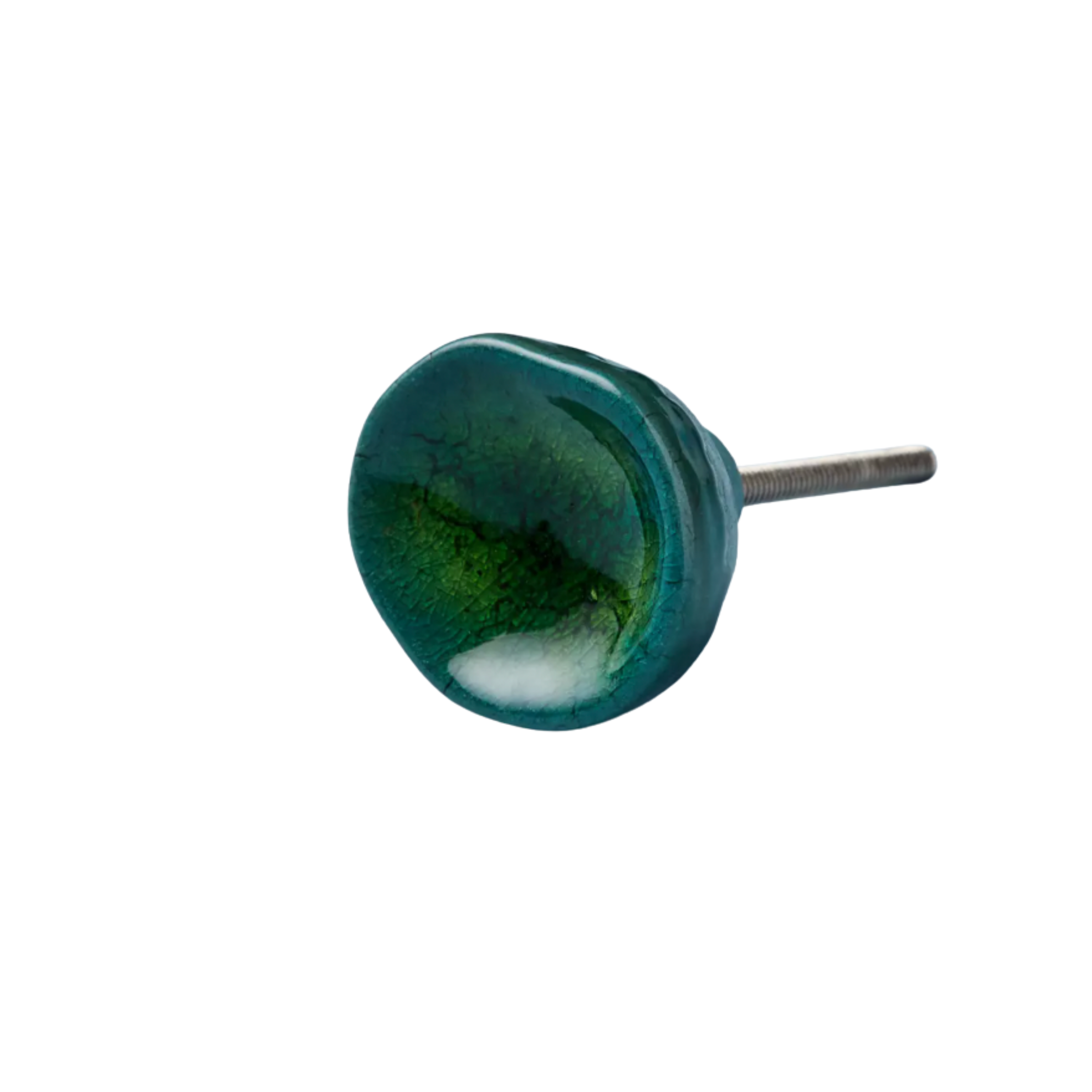 Green door knob