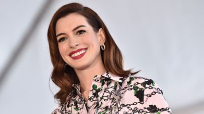Anne Hathaway is honored with star on the Hollywood Walk of Fame on May 09, 2019 in Hollywood, California