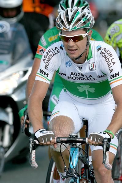 Nicolas Roche (AG2R) in the break on stage 4.