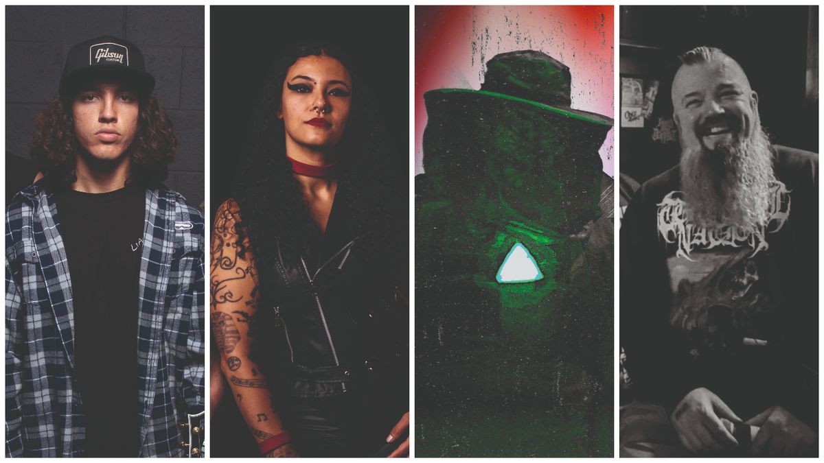 Crypta, Allfather Ottto and Wallowing pose for different promo shots