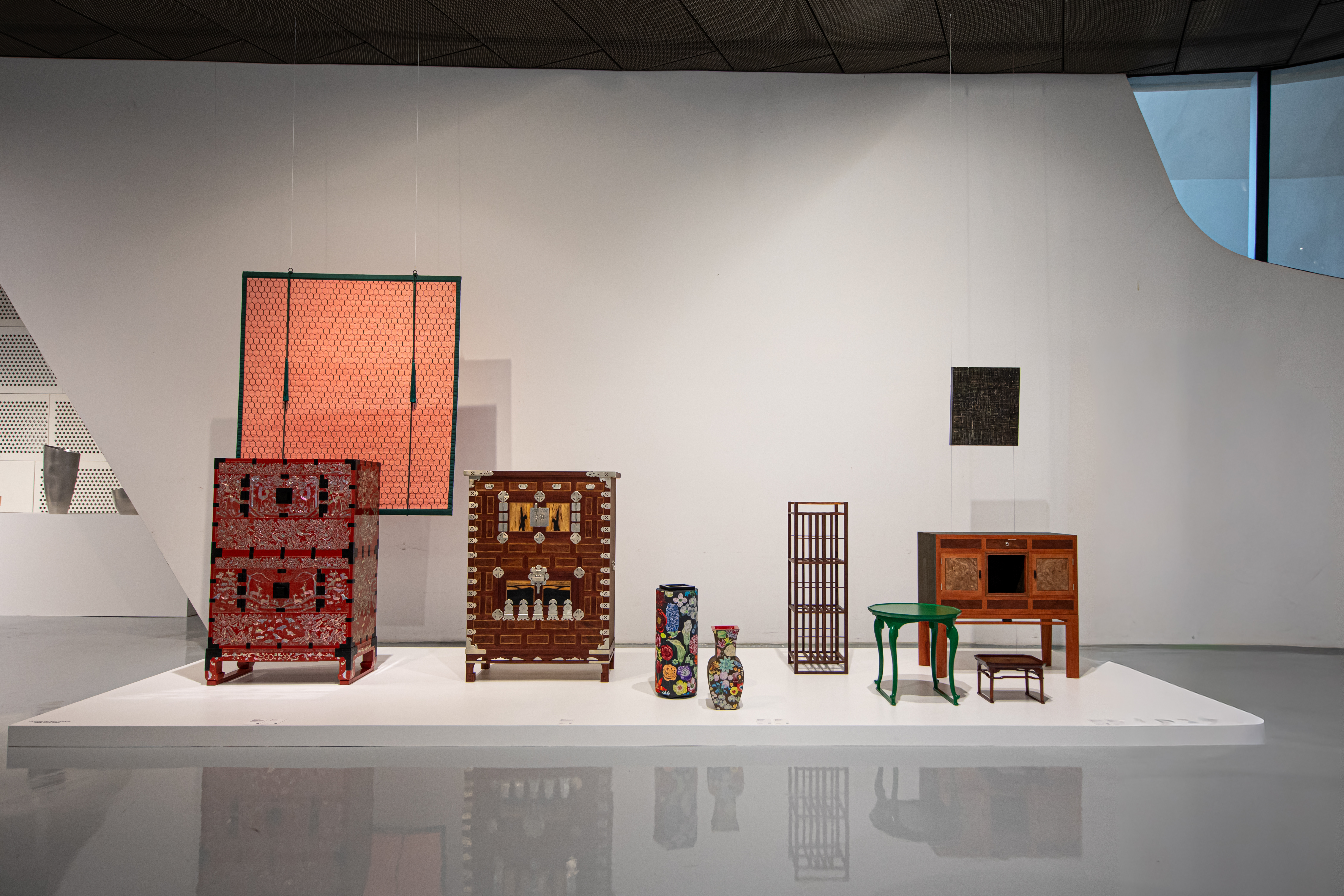Interior installation view of Design Miami in Seoul