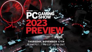 PC Gaming Show 2023 Preview title card for the show