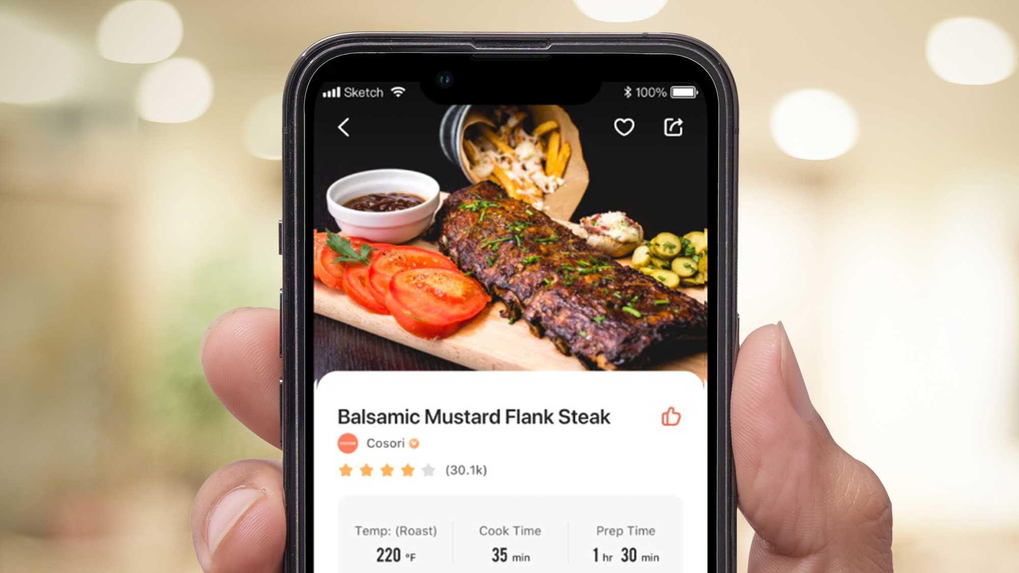 Cosori Iconic Air Fryer VeSync app screenshot