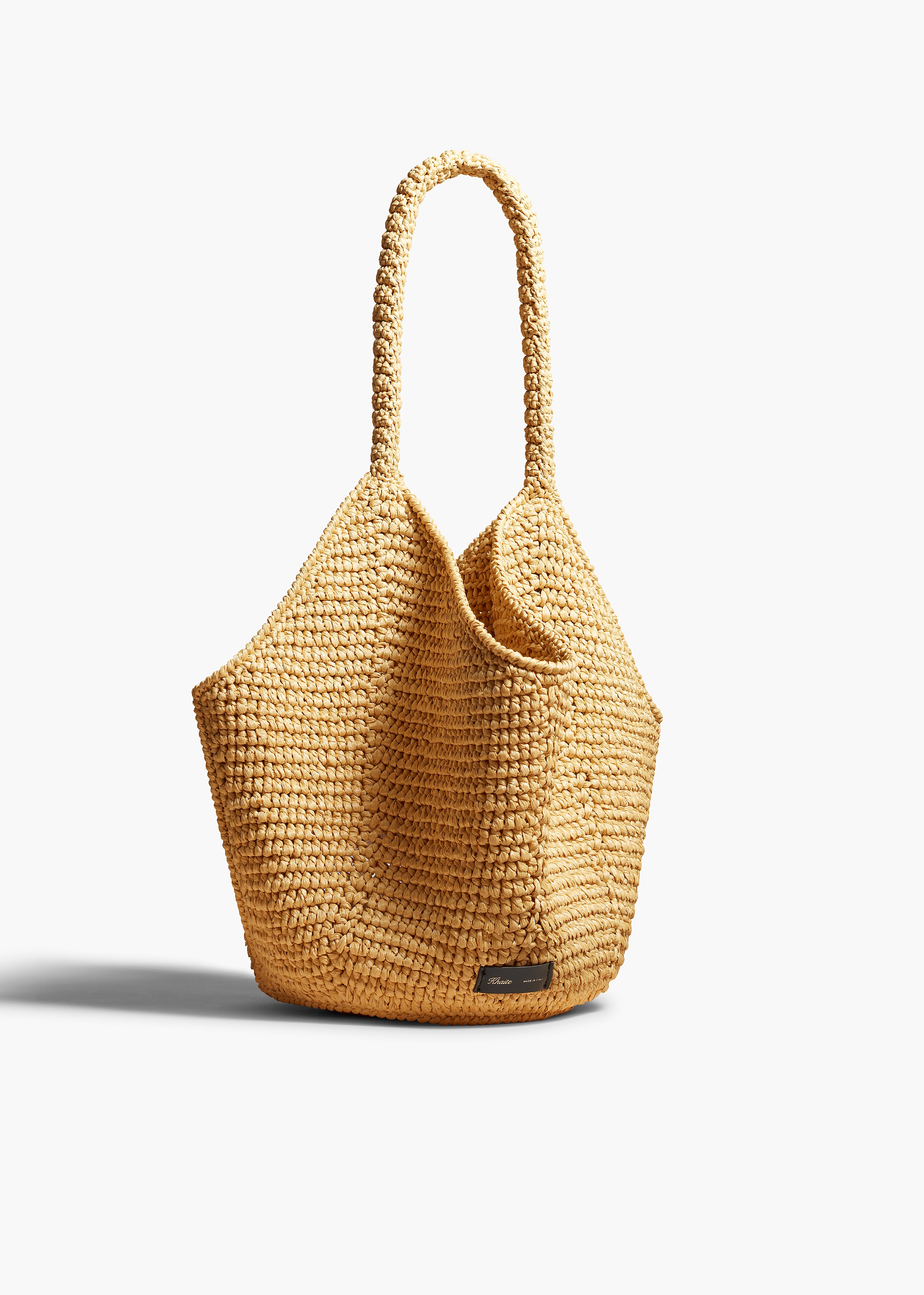 Khaite, Medium Lotus Tote in Natural Raffia