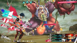 A screenshot of a boss fight during one of the best JRPG games, Metaphor: ReFantazio.