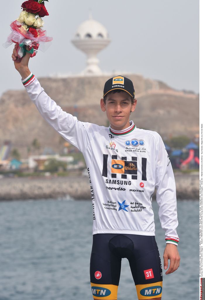 Best young rider Louis Meintjes (MTN-Qhubeka)