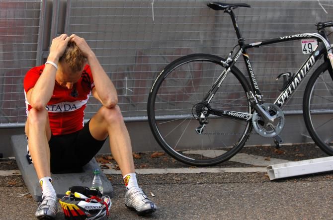 Fabian Wegmann (Germany) after placing ninth at the 2007 Worlds on home soil