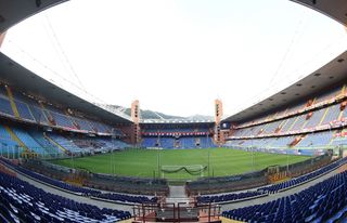 A general view of the stadium Luigi Ferraris before the Serie A match between Genoa CFC and SSC Napoli at Stadio Luigi Ferraris on October 25, 2017 in Genoa, Italy.