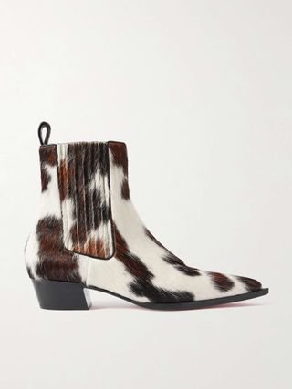 Cheliviss Calf Hair Chelsea Boots