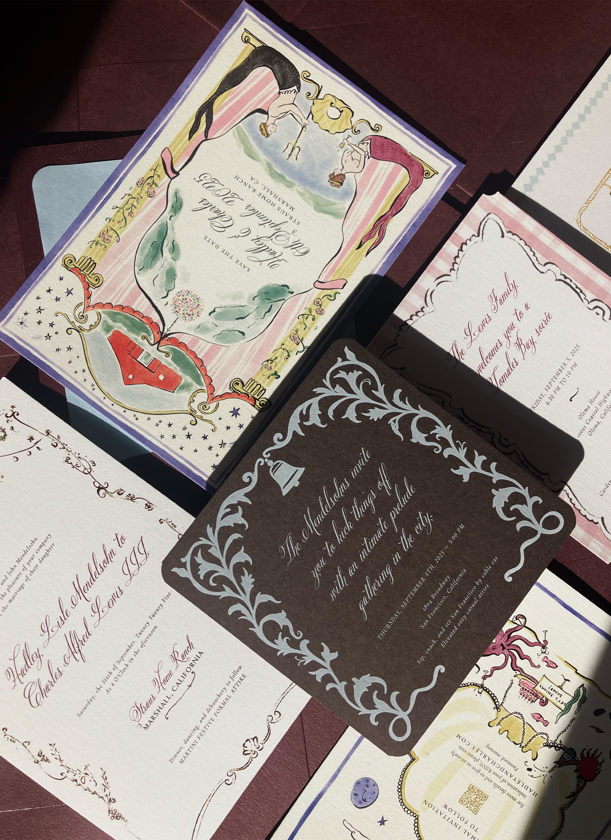 Hadley&#039;s wedding invites.