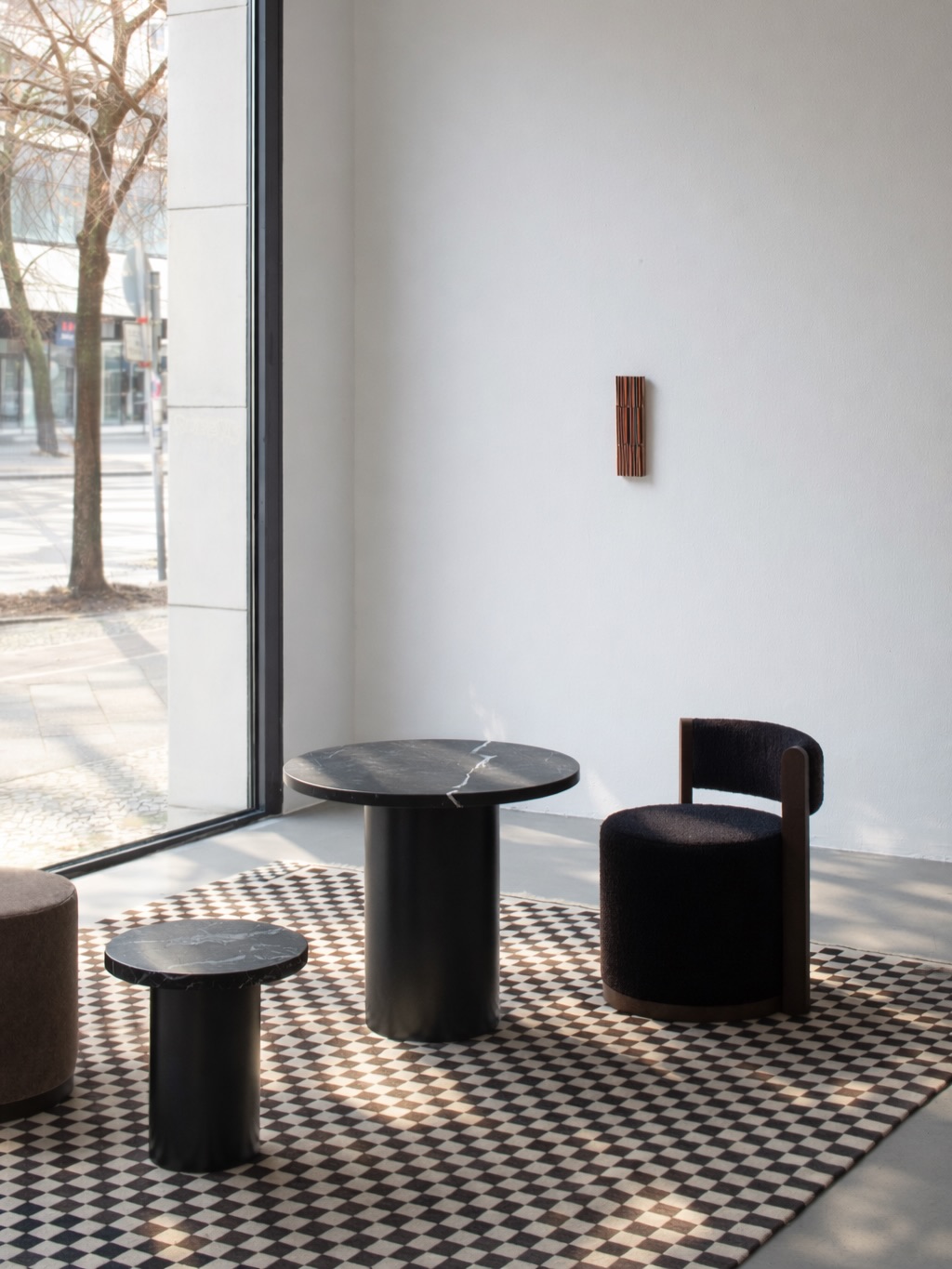 enoki marble end tables by e15furniture