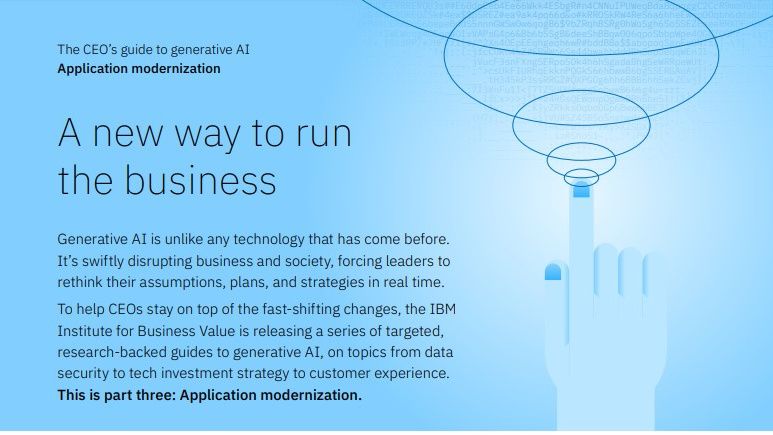 A CEO&#039;s guide from IBM on how to run your business with generative AI