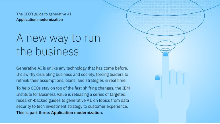 A CEO's guide from IBM on how to run your business with generative AI