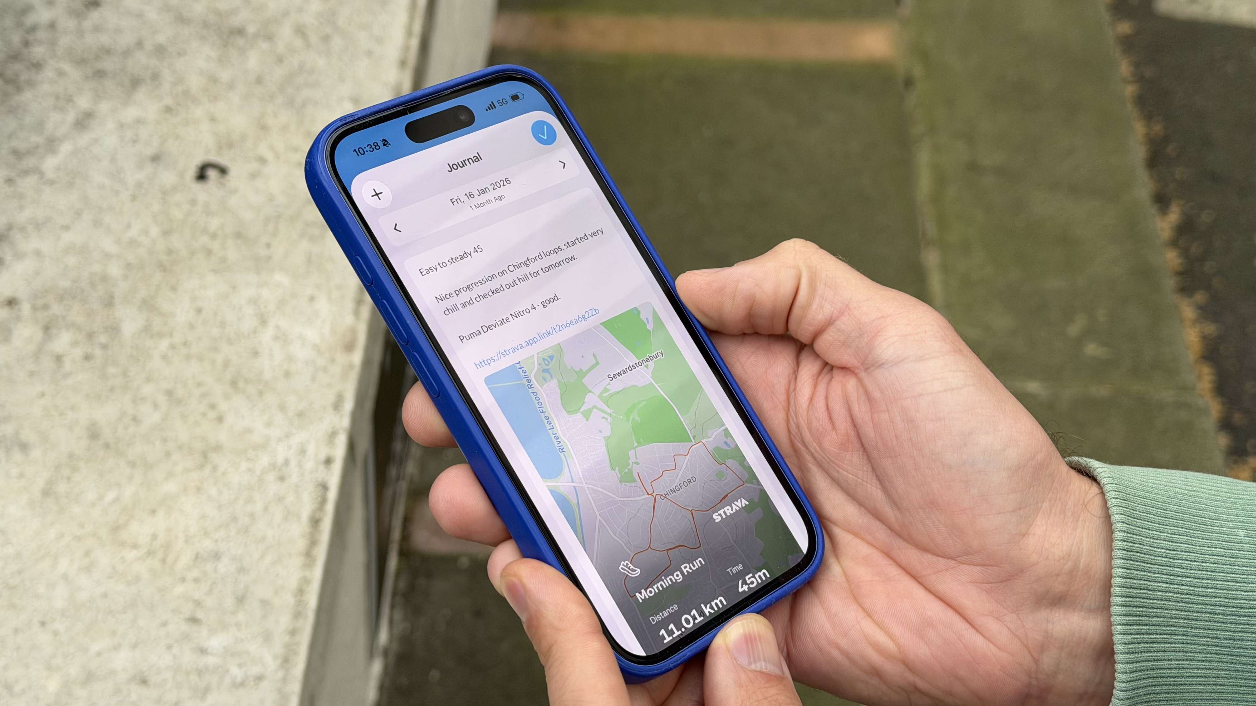 Day One Running Journal