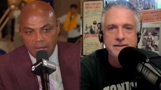 Charles Barkley and Bill Simmons split image