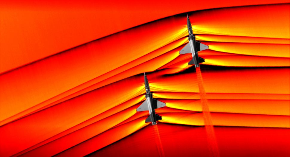 NASA Just Captured the First-Ever Photos of Merging Supersonic Shock Waves