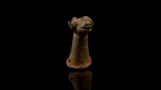 A ram's head artifact