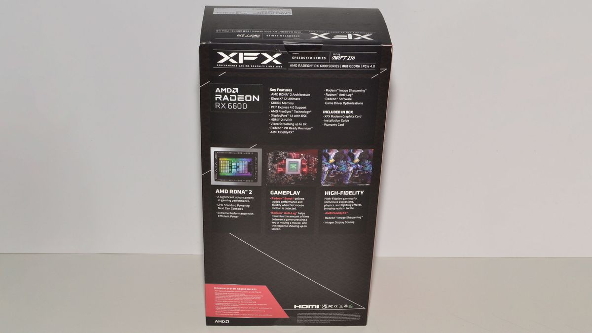 XFX Radeon RX 6600 Speedster SWFT 210