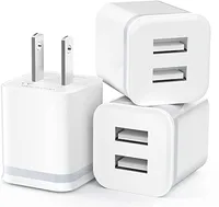 Luoatip  USB Wall Charger, 3-Pack