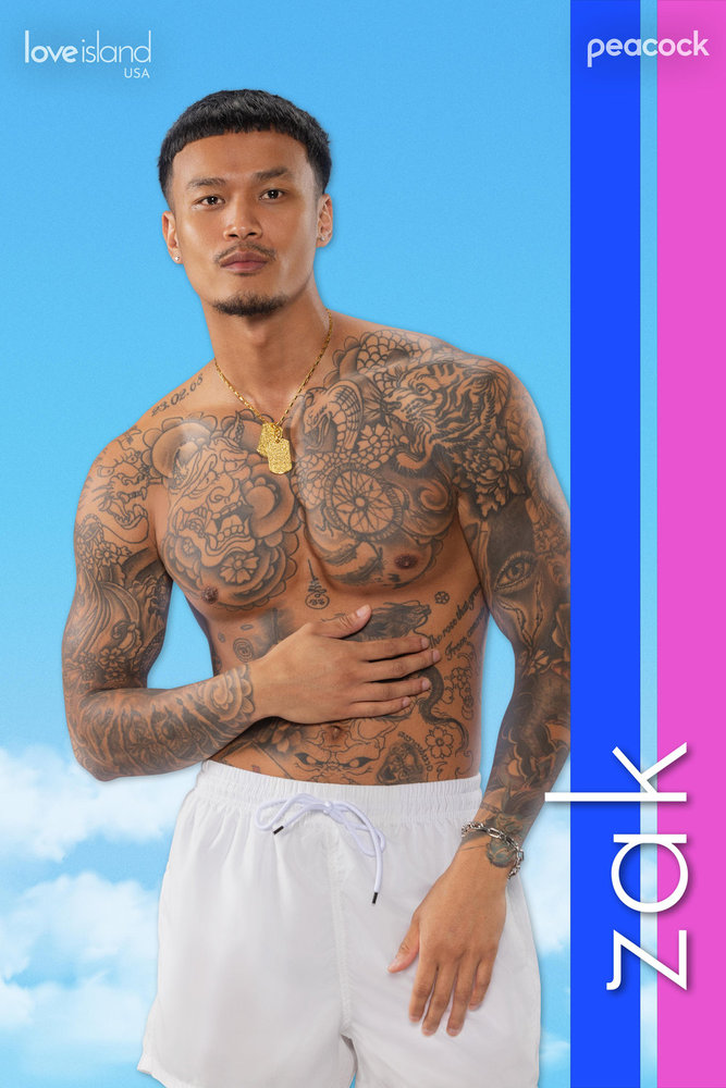 Zak Srakaew from 'Love Island USA' season 7.