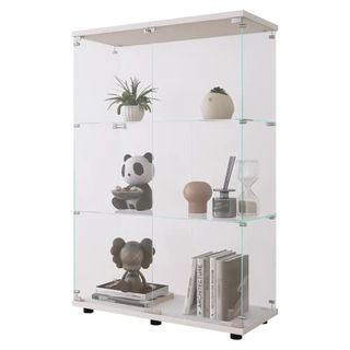 Beauty4u 3-Shelf Glass Display Cabinet, 49