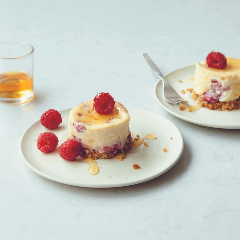 Whisky and Raspberry Cranachan Cheesecakes | Dessert Recipes | Woman & Home