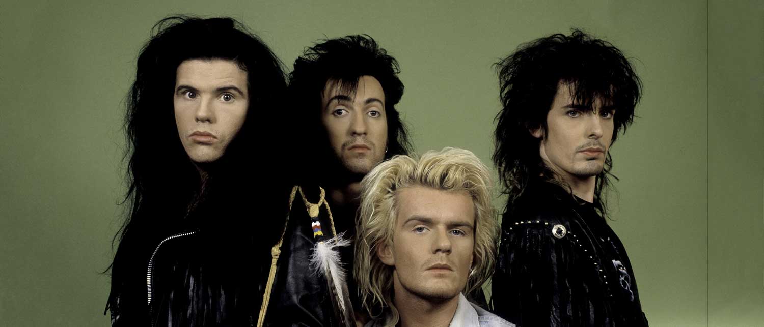 The Cult in 1989 - studio image