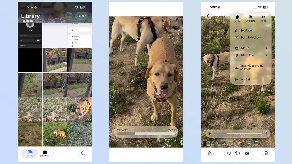 ios 27 save video frame as photo feature