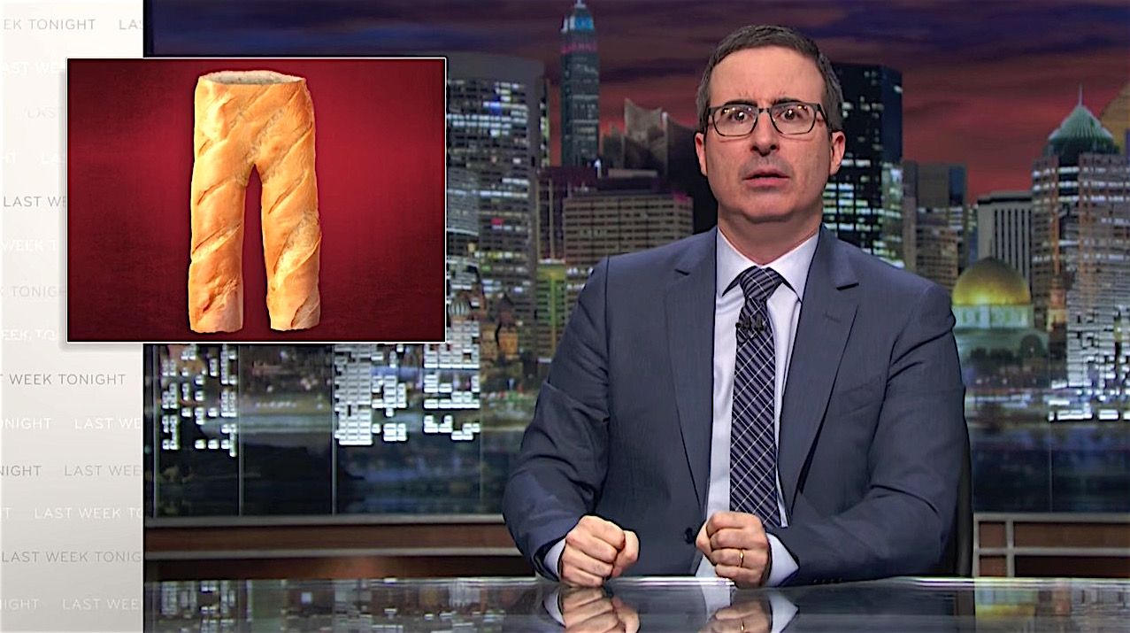 John Oliver wants bread pants