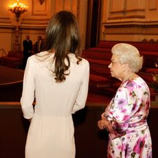 Queen Elizabeth and Kate Middleton