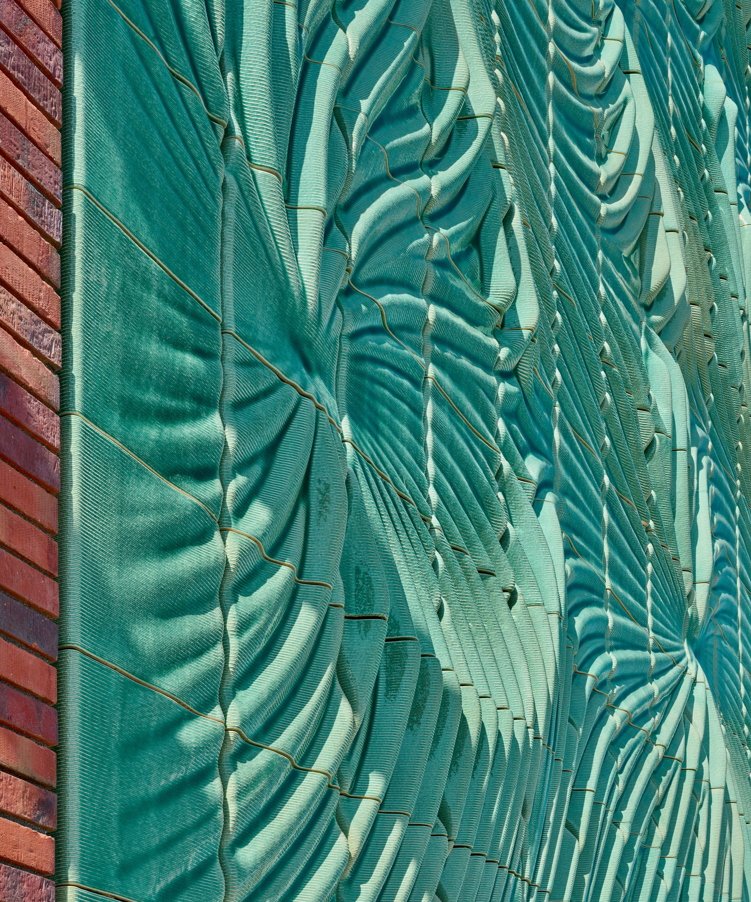 Detail of the Powerwall installation