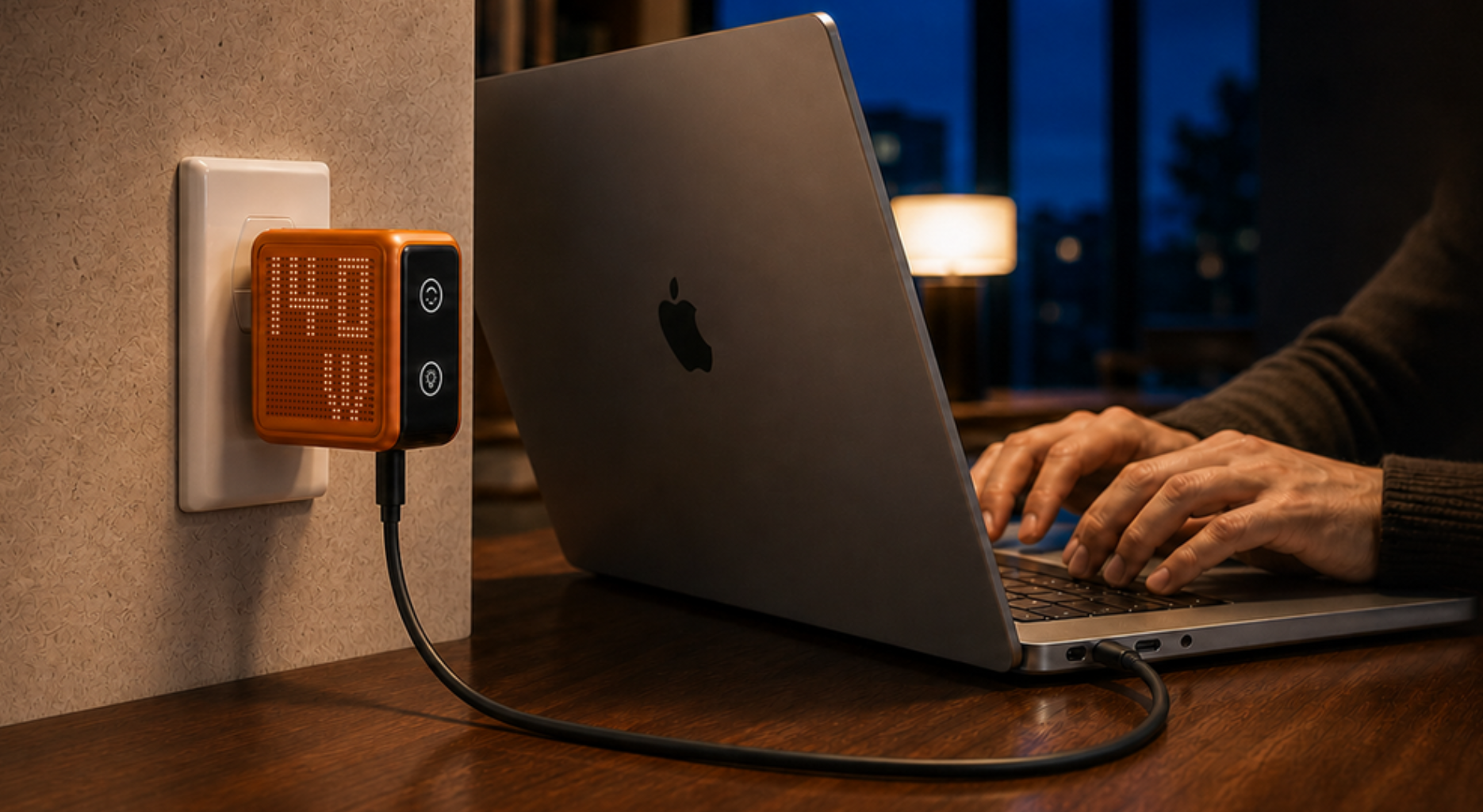 It even comes with adapters for different plug sockets.