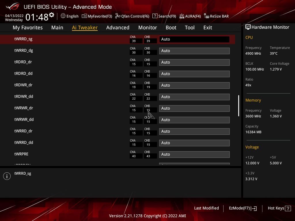 Asus ROG Strix B660-A Gaming WIFI D4