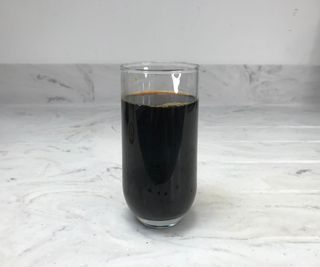 Oxo cold brew in a glass