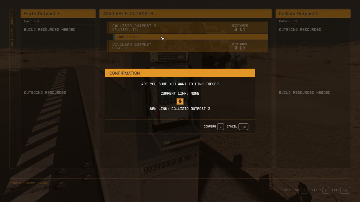 Starfield Cargo Link