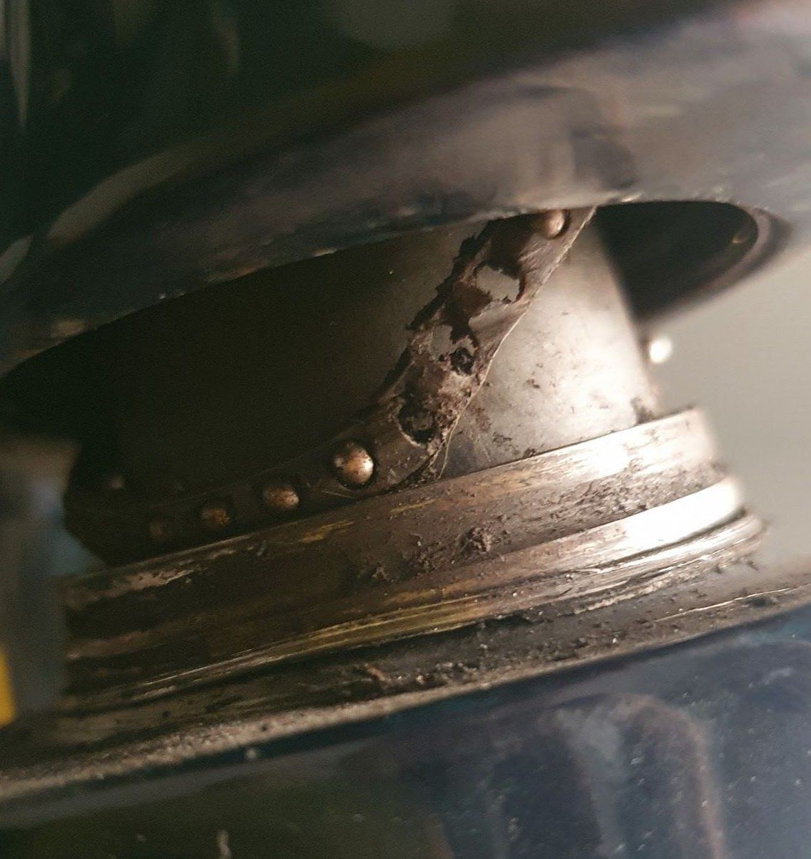 Mechanical issue with missing headset bearings resulted in Red Walters renting a bike