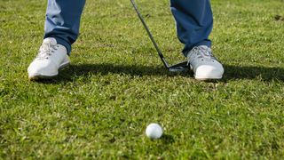How to hit an iron - long iron ball position