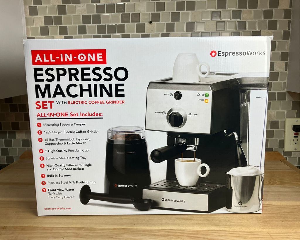 EspressoWorks AllinOne Espresso Machine review Real Homes