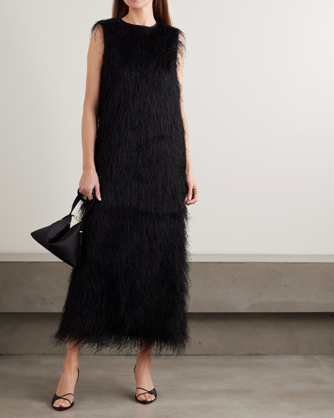 Loulou De Saison Tiwa fringed cotton-voile maxi dress