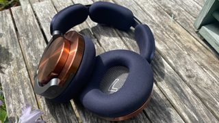 Dyson OnTrac headphones showing big ear cushions